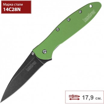 Нож KERSHAW 1660LIMEBW LEEK Нож KERSHAW 1660LIMEBW LEEK